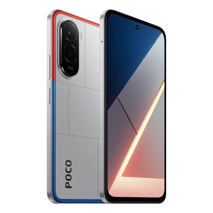 Celular Xiaomi Poco M7 LTE 256GB 8GB-RAM Plateado | ADN TIENDA